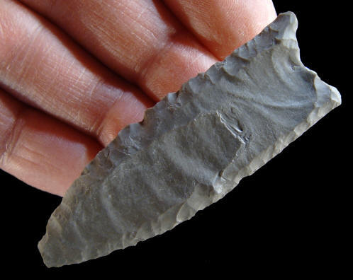 Cast of an eastern style "long fluted" point.