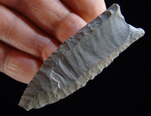 Cast of an eastern style "long fluted" point from NY.