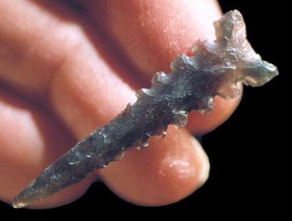 Cast of a Hohokam point from Arizona.