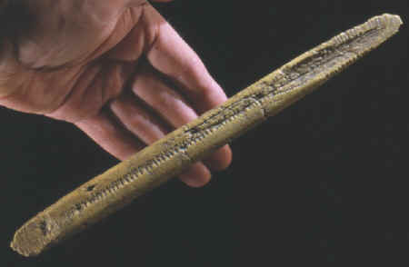 Bi-Beveled Bone Rod from the East Wenatchee Clovis site.