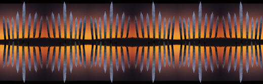 Duck River Cache "Swords," abstract image.