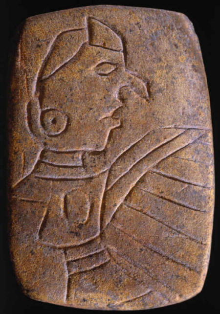 Birdman tablet from Cahokia Mounds site.