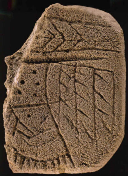 Kassly Birdman tablet from Cahokia Mounds site.