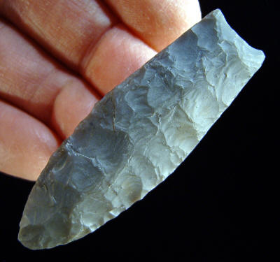 Cast of a Mesa site projectile point.