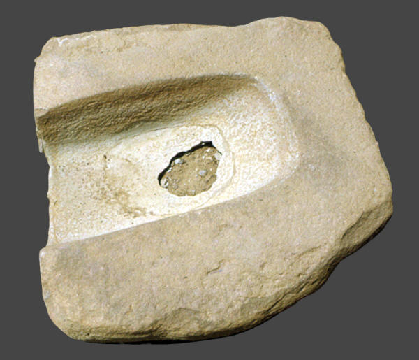 A "worn-out" metate from southwestern U.S.