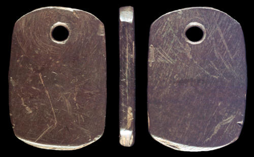 Small pendant made of hematite.