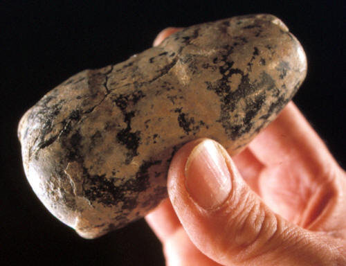 A steatite tube pipe from Wyoming.