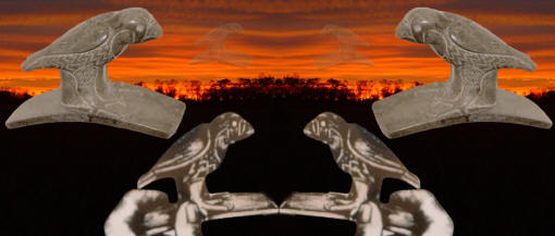 Abstract Tremper Mound pipe.