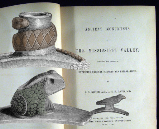 Title page, "Ancient Monuments of the Mississippi Valley."