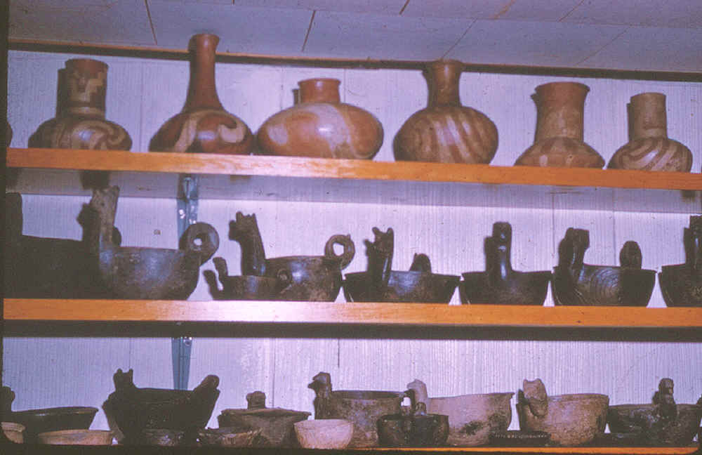 Mississippian ceramic pots---Harry McPherson collection.