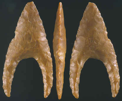 Hollow Base projectile point from Egypt.