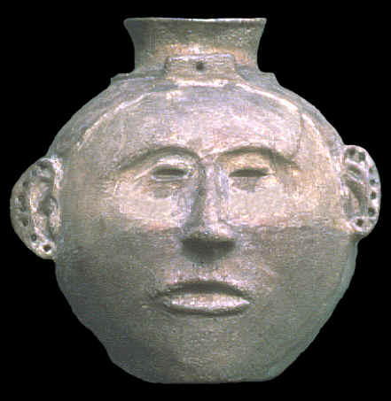 Human head vessel.