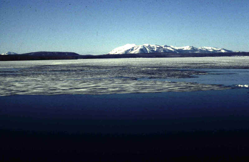 View of the Bering Strait and the mountains of Siberia.