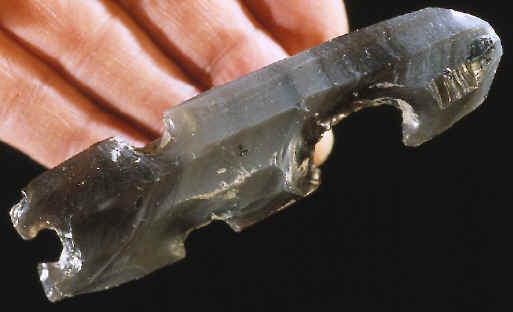 Mayan obsidian core eccentric.