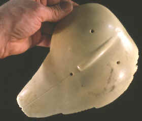 Cast of a shell mask from South Dakota.
