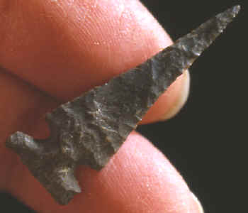 Reed point found in Craig Mound at Spiro.