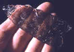 Crystal Clovis point from the Fenn cache.