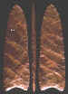 Fenn cache edge to edge flaked clovis point.